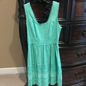 Mint sleeveless dress